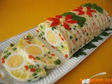 Яркий салат-желе - нажмите, чтобы увидеть в полном размере Яркий салат-желе