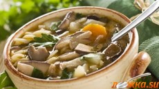 Суп из лесных грибов - нажмите, чтобы увидеть в полном размере Суп из лесных грибов