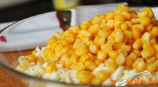 Яичный салат с кукурузой - нажмите, чтобы увидеть в полном размере Яичный салат с кукурузой