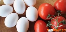 Яичница с помидорами и сыром - нажмите, чтобы увидеть в полном размере
