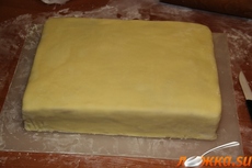 Молочная мастика для покрытия тортов
