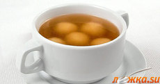 Бульон с картофельными клецками