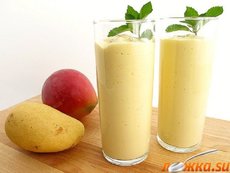 Сладкий напиток из йогурта (вариант ласси)