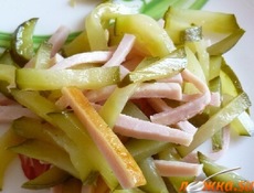 Салат из буженины и картофеля