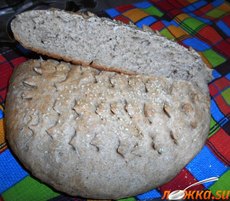 Домашний хлеб с добавлением ржаной муки