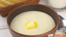 Вкусная каша из манной крупы.