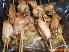 Вкусные куриные шашлычки в духовке