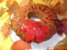 Свекольный кекс "Багряная осень"