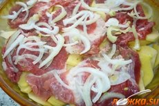 Свинина с картофелем по-французски в духовке