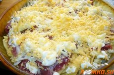 Свинина с картофелем по-французски в духовке