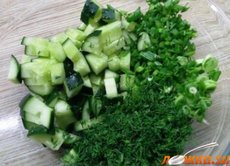 "Простой зеленый салат"