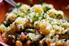 Картофельный салат с оливками
