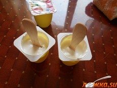 Мороженое из детских творожков