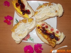 Детские бутерброды с омлетом